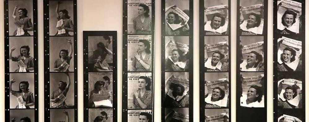 Allestimento Patellani al museo della fotografia: è l’autore della famosa foto del referendum del 1946