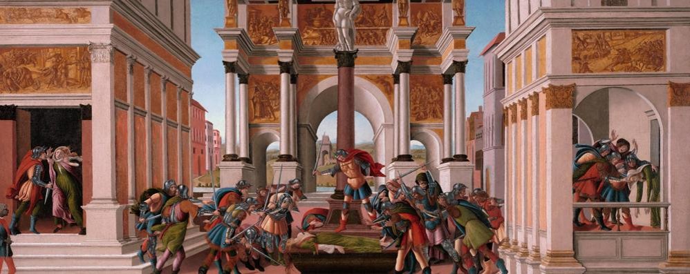 La tragedia di Lucrezia di Sandro Botticelli