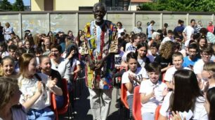 L’artista senegalese alla Faré