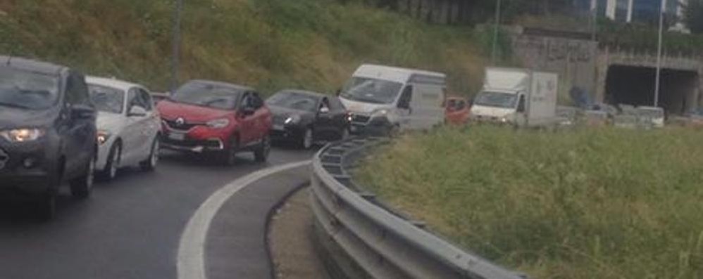 Maltempo sabato 22 giugno Tangenziale nord - foto inviata da un lettore