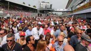 Monza tifosi all’ Autodromo per il Gran premio d Italia 2016