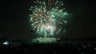 Monza: i fuochi d’artificio di San Giovanni