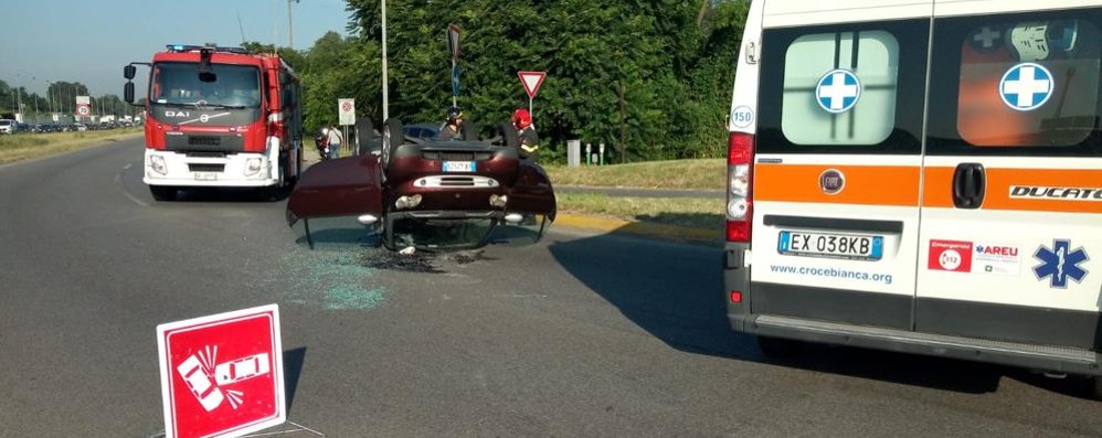 Monza incidente lunedì 24 giugno viale Stucchi