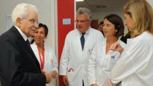 Monza visita presidente Sergio Mattarella al Centro Maria Letizia Verga – Clinica pediatrica della Fondazione Monza e Brianza per il Bambino e la sua Mamma - foto Ufficio Stampa