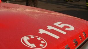 Un mezzo dei vigili del fuoco