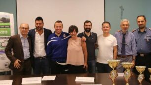 La presentazione della partita calcio benefica