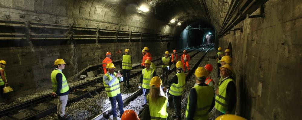 Monza: sopralluogo nella galleria ferrovia