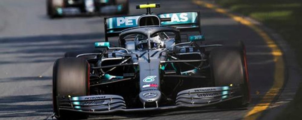 Valtteri Bottas in gara con Mercedes