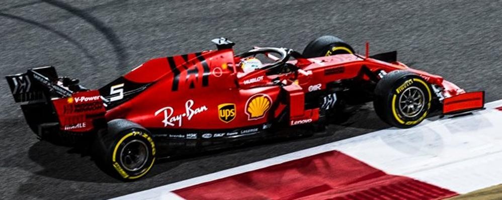 Una Ferrari in gara