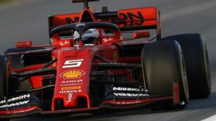La Ferrari di Sebastian Vettel