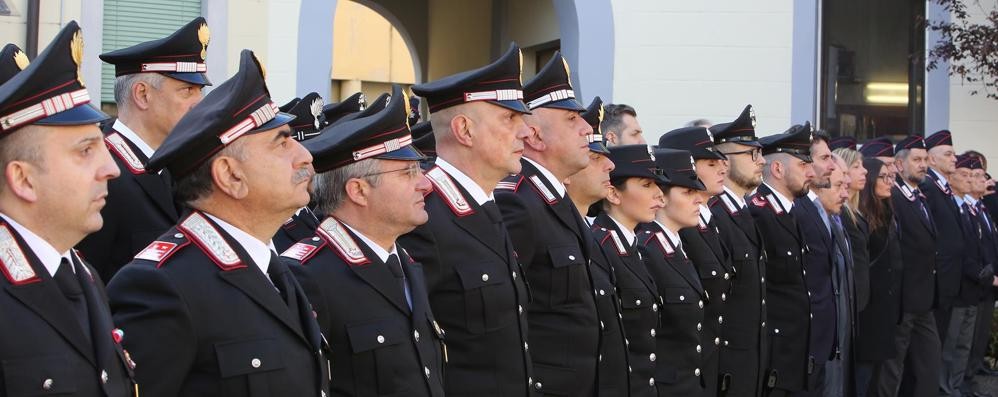 I carabinieri in servizio a Monza e in Brianza
