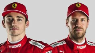 Leclerc e Vettel