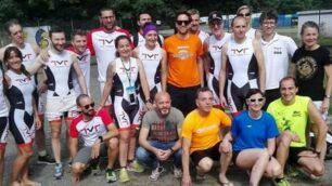 Seregno - I partecipanti alla scuola di Triathlon con Valxer Triathlon Team
