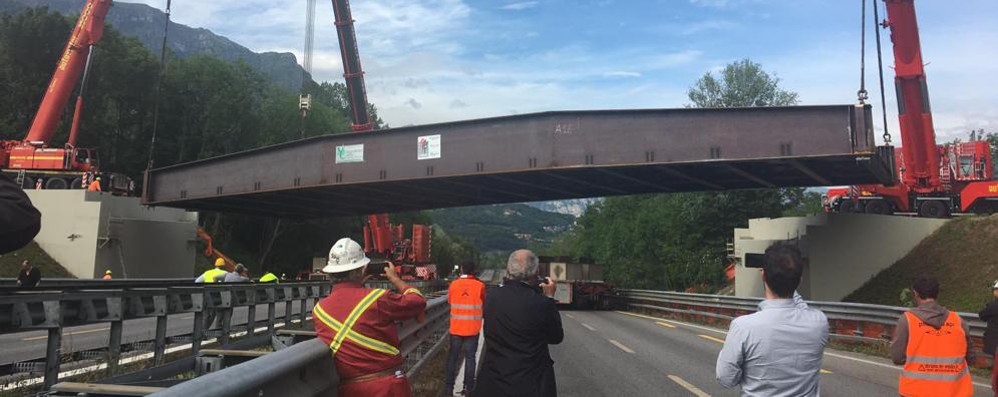 Statale 36 varo nuovo ponte Annone