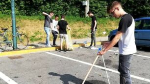 Vimercate studenti Iis Einstein ultimo giorno di scuola - foto da Instagram