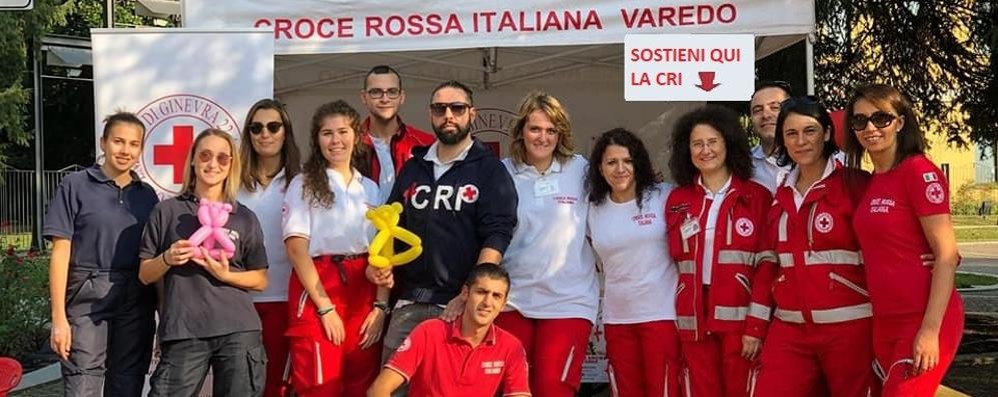 I volontari della Croce rossa di Varedo