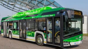 Uno dei nuovi autobus che arriveranno a rendere maggiormente green la flotta di Atm