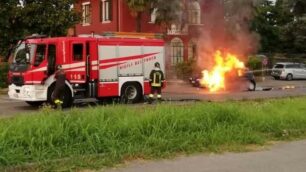 L’intervento dei vigili del fuoco