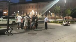 Un controllo della polizia locale