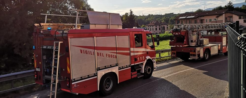 Briosco incendio media tensione black out