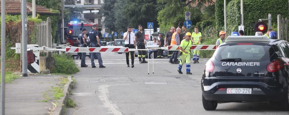 Monza - Incidente ferroviario via Osculati