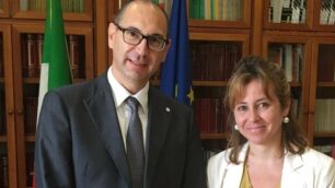 Marco Fumagalli con il ministro Giulia Grillo