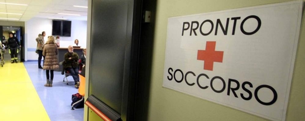 Il pronto soccorso dell’ospedale Manzoni di Lecco