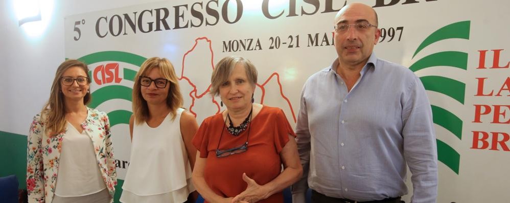 Da sinistra Eleonora Bescapè, Barbara Guardamagna, Rita Pavan, Enzo Mesagna