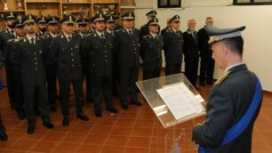 L’avvicendamento al Comandoprovinciale della Guardia di Finanza a Monza, alla presenza del Comandante Regionale Lombardia