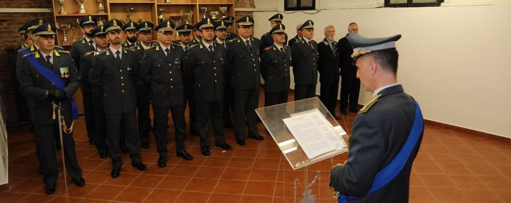 L’avvicendamento al Comandoprovinciale della Guardia di Finanza a Monza, alla presenza del Comandante Regionale Lombardia