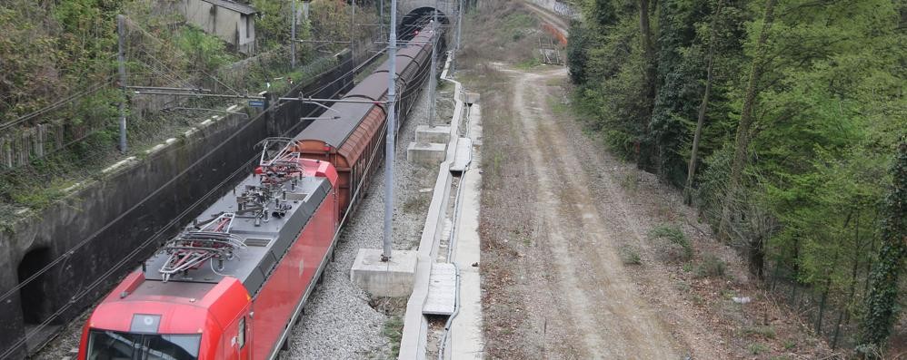 Monza treno merci