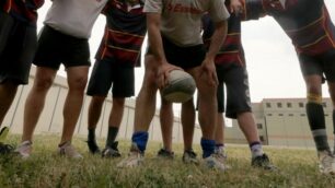 MONZA CARCERE VIA SANQUIRICO ALLENAMENTO SQUADRA RUGBY