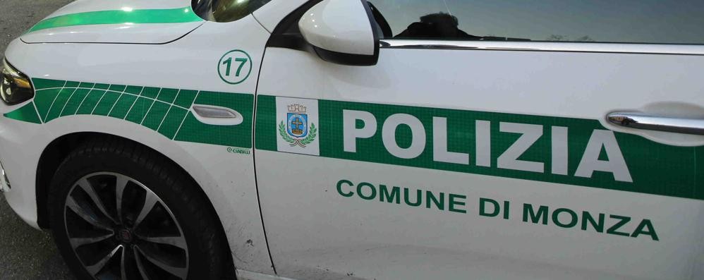 Una pattuglia della polizia locale