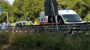L’incidente vicino all’uscita di CostamasnagaFoto Edoardo Terraneo