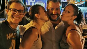 Matteo salvini ad Arcore