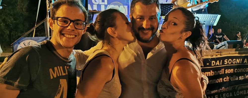 Matteo salvini ad Arcore