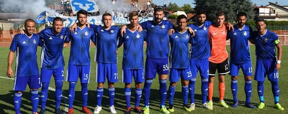 I giocatori del Seregno calcio