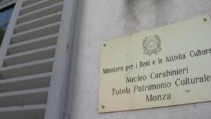 La sede dei carabinieri Nucleo tutela patrimonio culturale di Monza