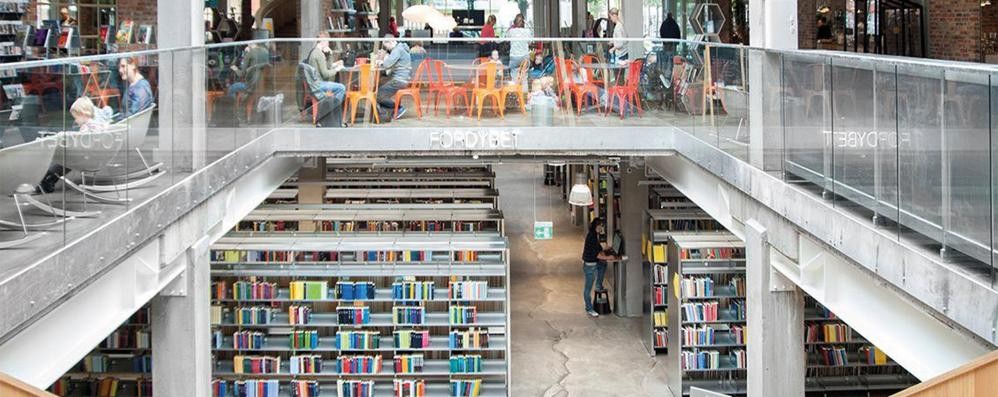 Una ricostruzione di come sarà la nuova biblioteca di Cesano Maderno