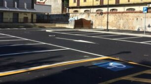 Il nuovo parcheggio di via Pinamonte