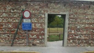 L’ingresso del parco di Monza in via Lecco