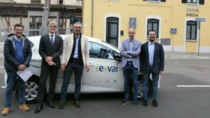 Il car sharing elettrico attivato nei mesi scorsi a Meda