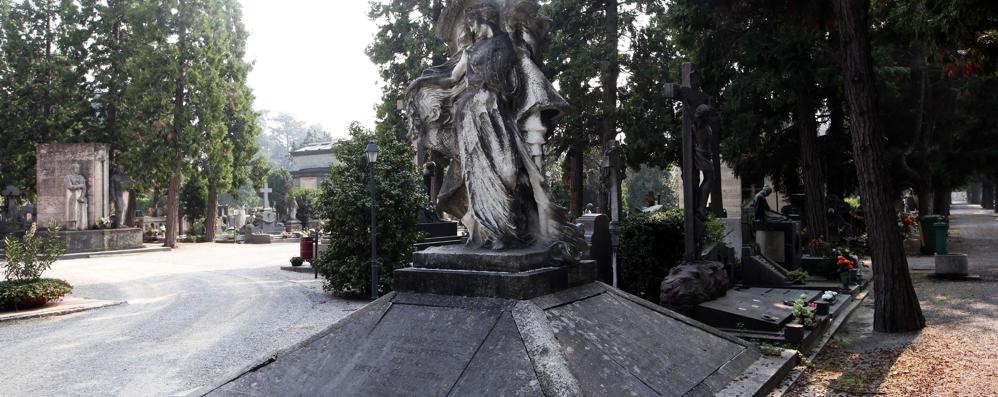 il cimitero cittadino di Monza