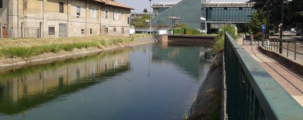 Il canale Villoresi a Nova