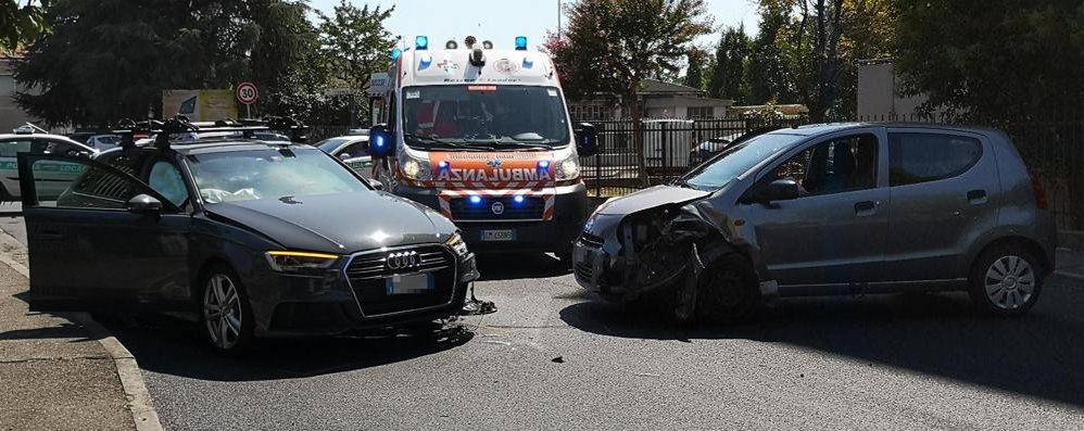 L’incidente di via Beatro Angelico a Seregno