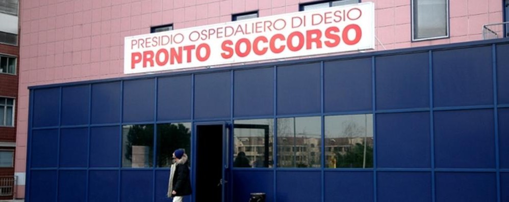 Il pronto soccorso dell'ospedale di Desio