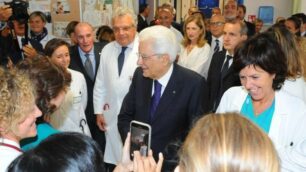 Monza visita presidente Sergio Mattarella al Centro Maria Letizia Verga – Clinica pediatrica della Fondazione Monza e Brianza per il Bambino e la sua Mamma - foto Ufficio Stampa