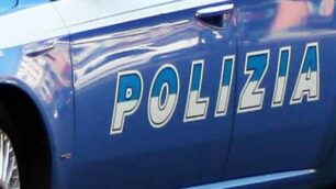 Una pattuglia della polizia di stato