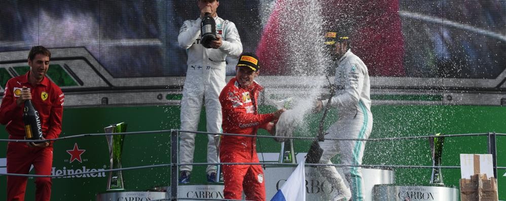 F1, Gp d’Italia 2019: la festa sul podio di Monza