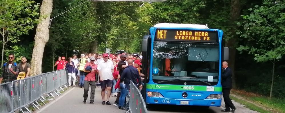 Monza Gp d'Italia 2019 deflusso tifosi autodromo